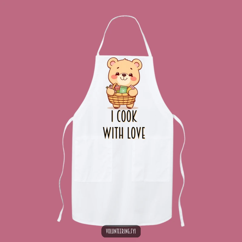 Funny Bear Charity Apron: Kitchen Wear for Generous Hearts