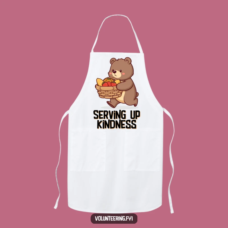 Funny Bear Charity Apron: Serve with Purpose and a Smile