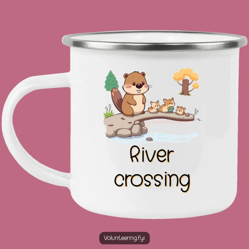 Funny Beaver Camping Mug: Build Campfire Memories, a Gift