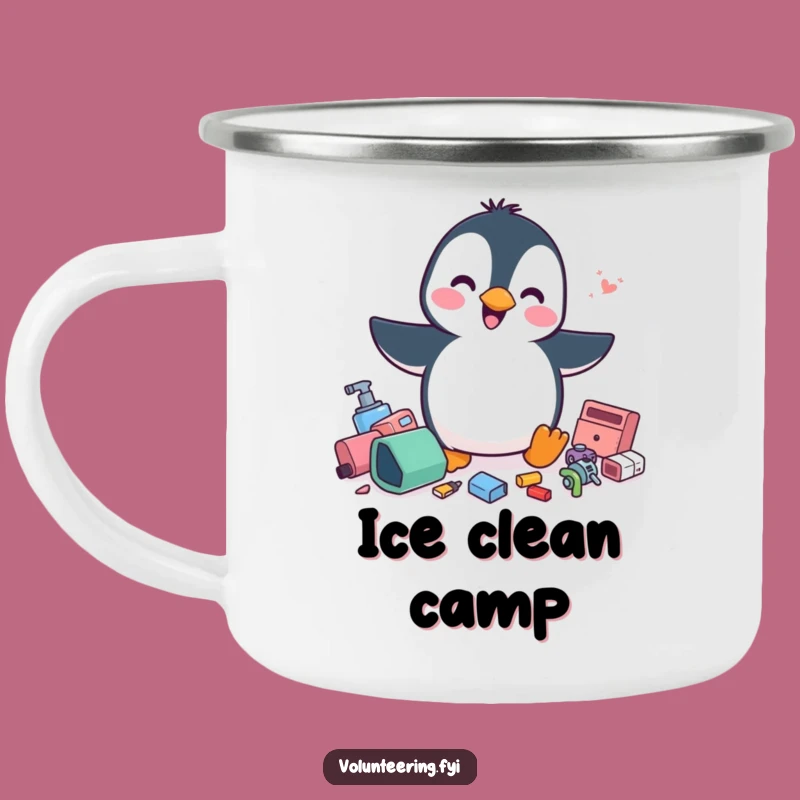 Funny Penguin Camping Mug: Tidy Camp, a Cheerful Gift