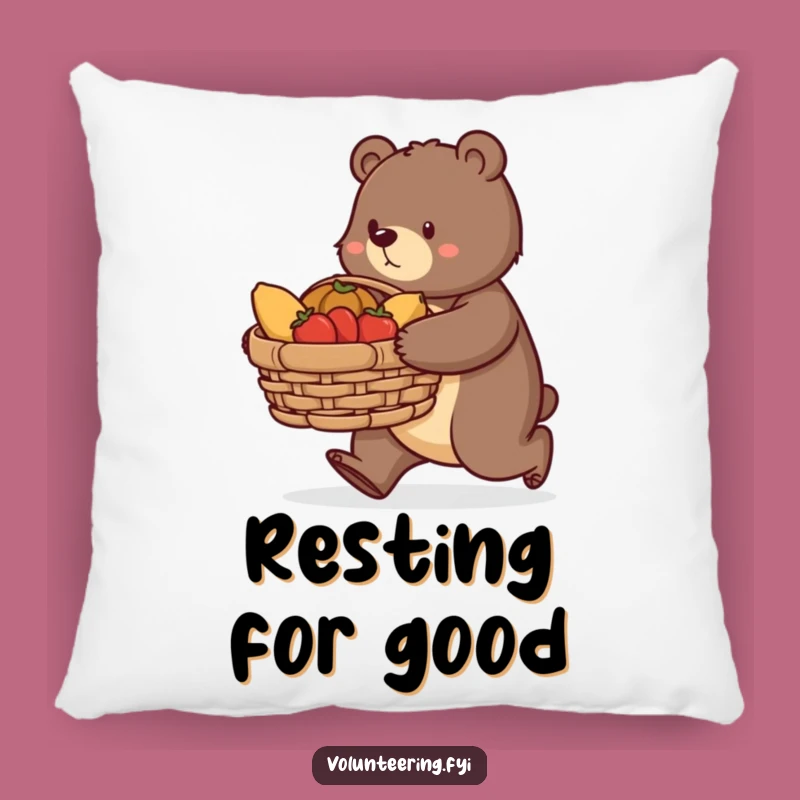 Funny Bear Comfort Pillow: Support and Softness for Generous Hearts