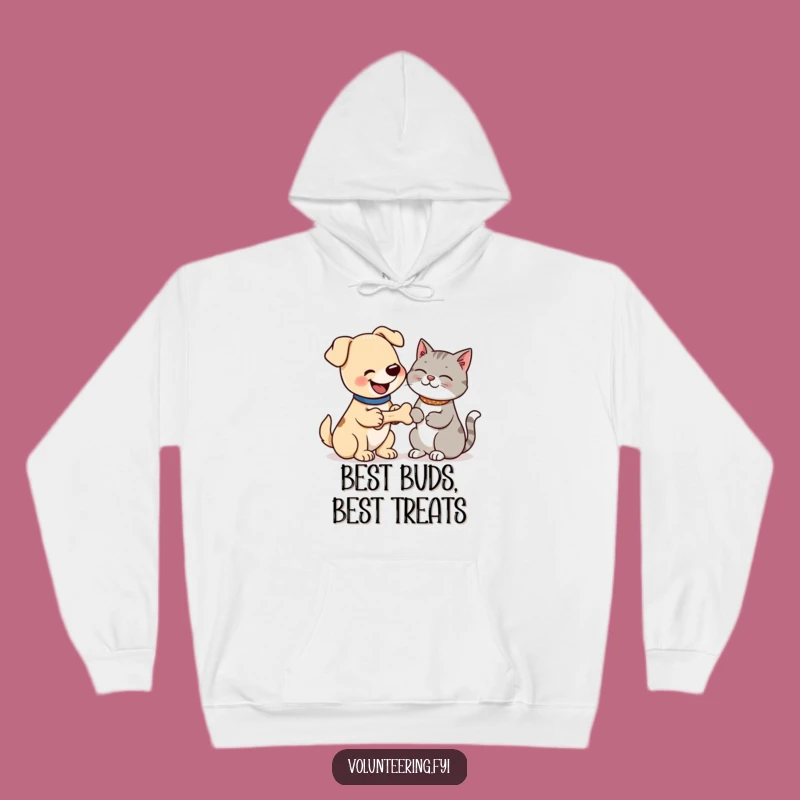 Funny Dog & Cat Bone Hoodie - Cozy Humor & Pet Gift