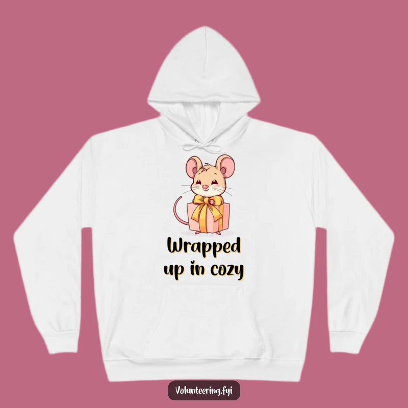 Funny Mouse Crafting Hoodie: Stay Cozy with This Hilarious Gift Design