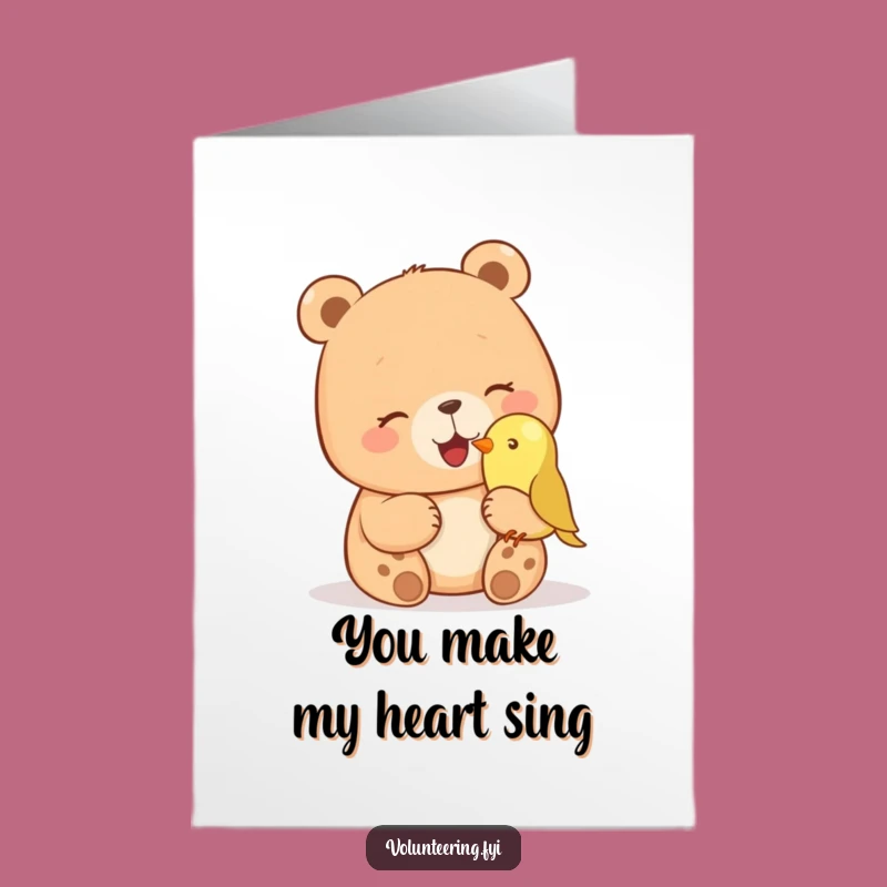 Free Printable Bear Thank You Card: Sweet Moment Humor, Downloadable Gift