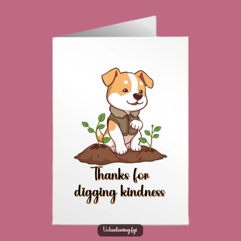 Free Printable Dog Thank You Card: Funny Downloadable Gift for Your Best Pal
