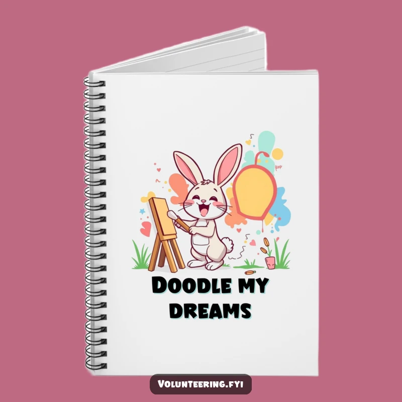 Funny Rabbit Art Notebook: Jot Down Ideas with Creative Energy