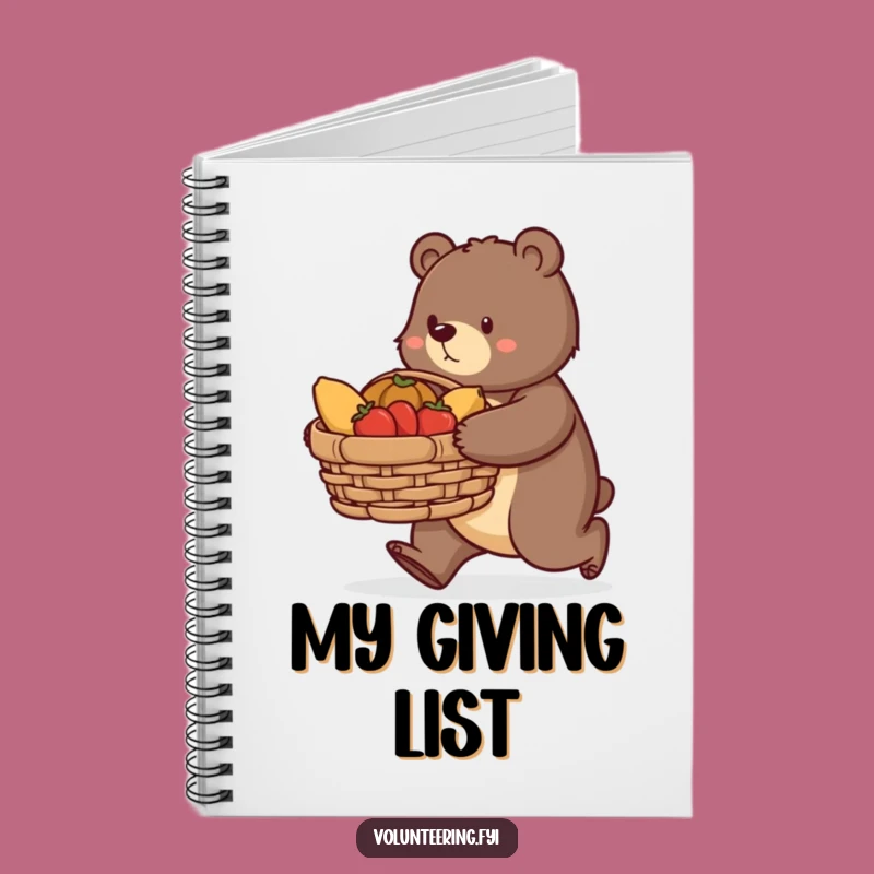 Funny Bear Giving Journal: Plan Your Generosity with Purposeful Notes