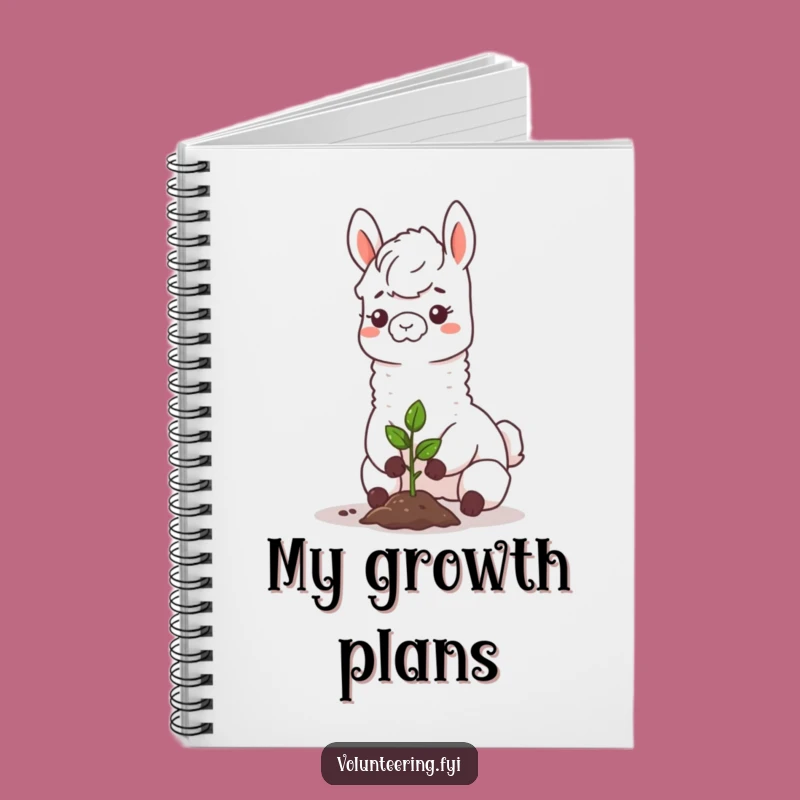 Funny Llama Ideas Journal: Plant Your Thoughts with Happy Notes
