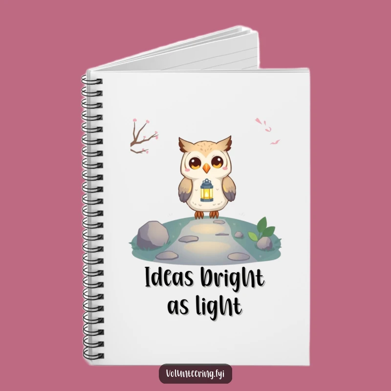 Funny Owl Lantern Notebook: Journal Your Wisdom, Cute Stationery, Perfect Funny Gift