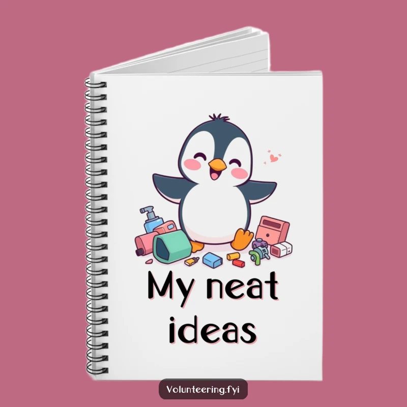 Funny Penguin Notebook: Jot Down Plans with Order, a Perfect Gift