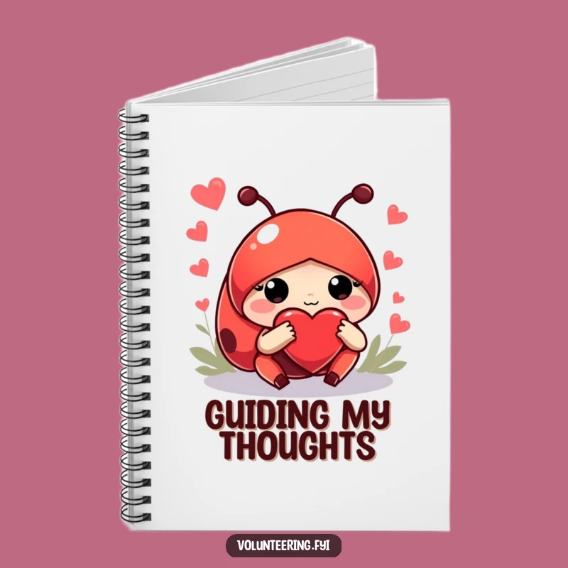 Funny Ladybug Guide Notebook - Hilarious Helpful Character Journal Gift