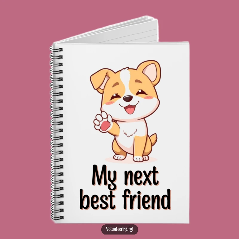 Funny Dog Paw Notebook - Jot Down Ideas with Joyful Canine Wisdom!