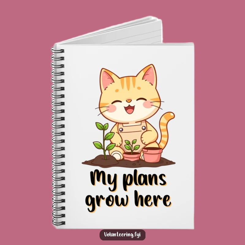 Funny Cat Gardener Notebook: Jot Down Ideas with This Hilarious Feline Journal