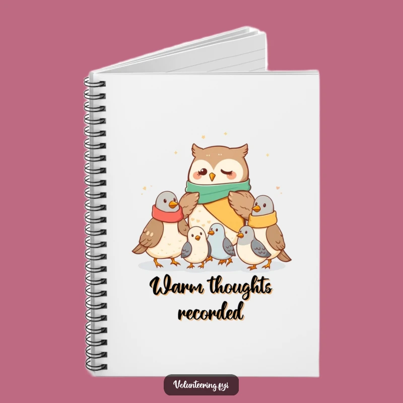 Funny Owl Notebook: Journal Your Thoughts with Cozy Blanket Vibes