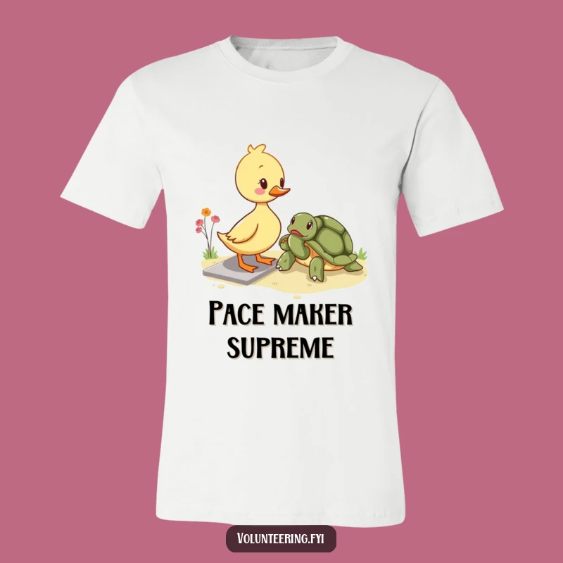 Funny Kawaii Duckling T-Shirt - Cute Helping Friend Design for Animal Lovers