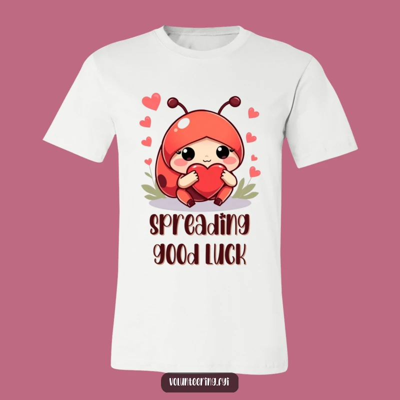 Funny Ladybug Guide T-Shirt - Hilarious Helpful Character Graphic Tee Gift